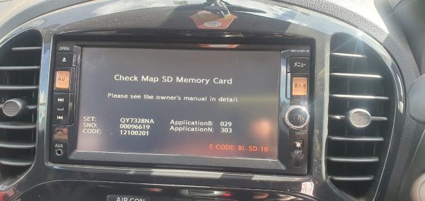 Clarion MC312D-W missing SD card solution