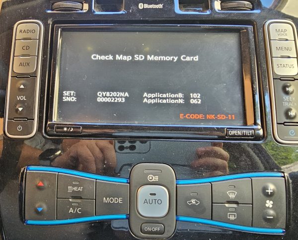 Nissan Leaf SD card software